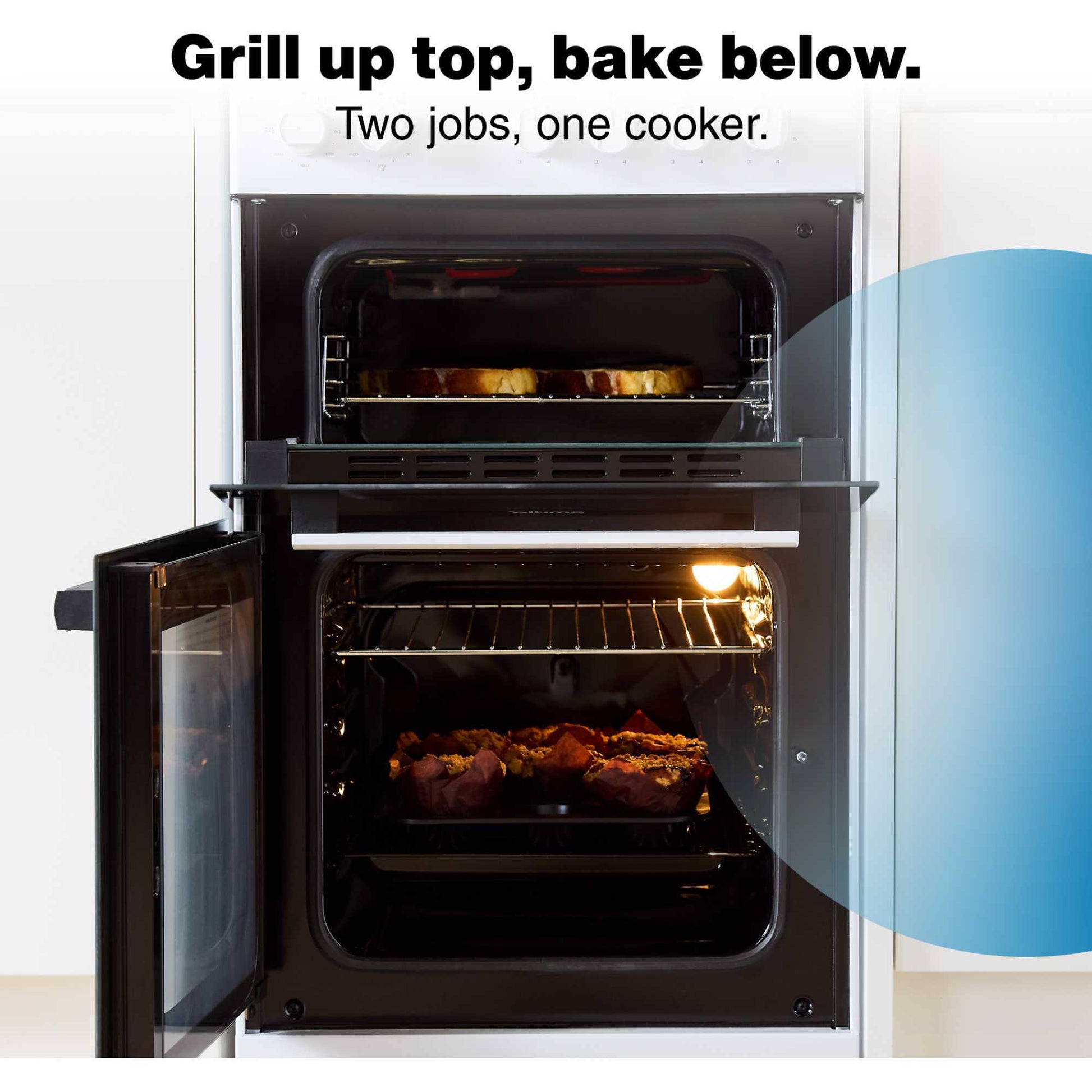 Altimo 50cm Electric Single Oven Cooker - CETC502W