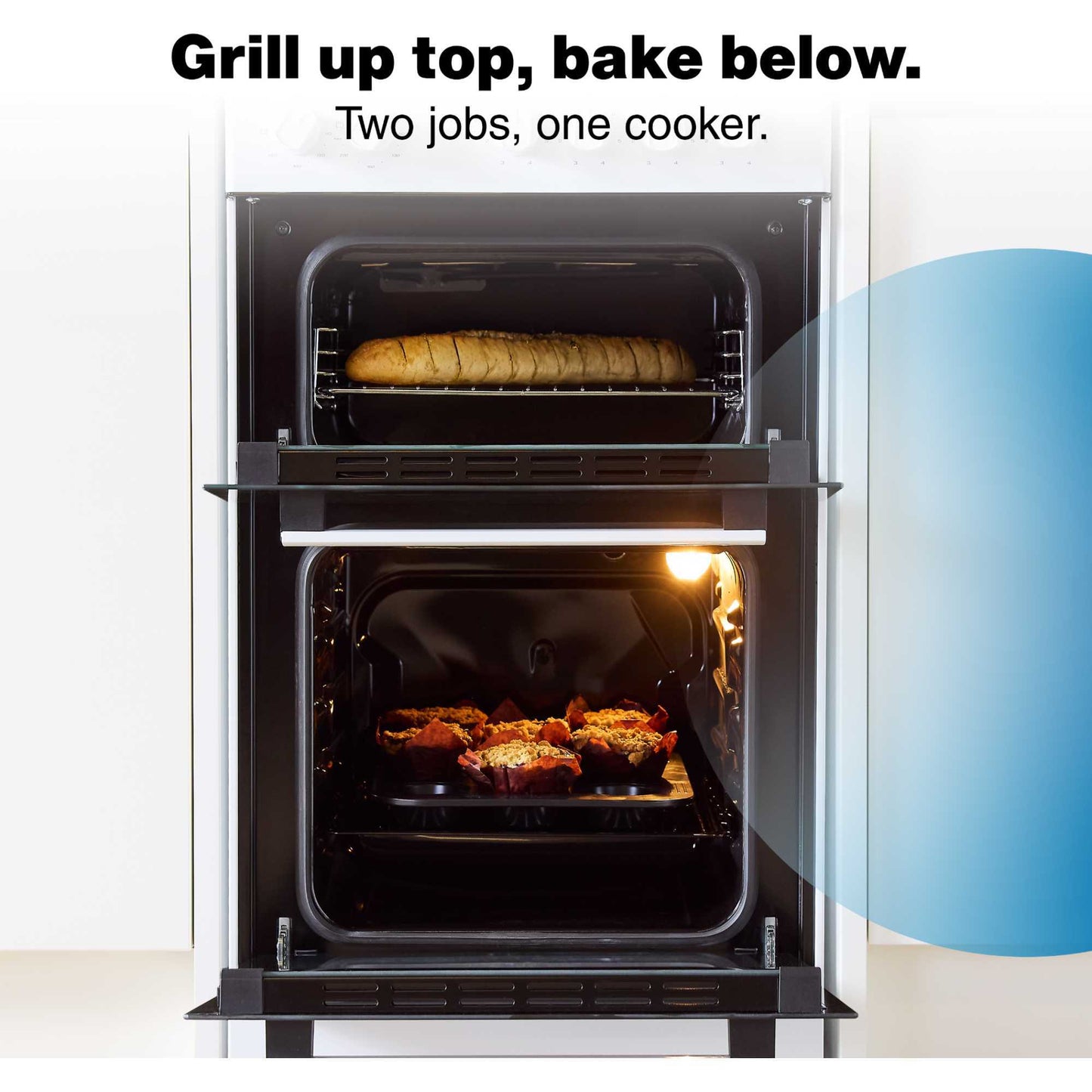 Altimo 50cm Electric Single Oven Cooker - CETS502W