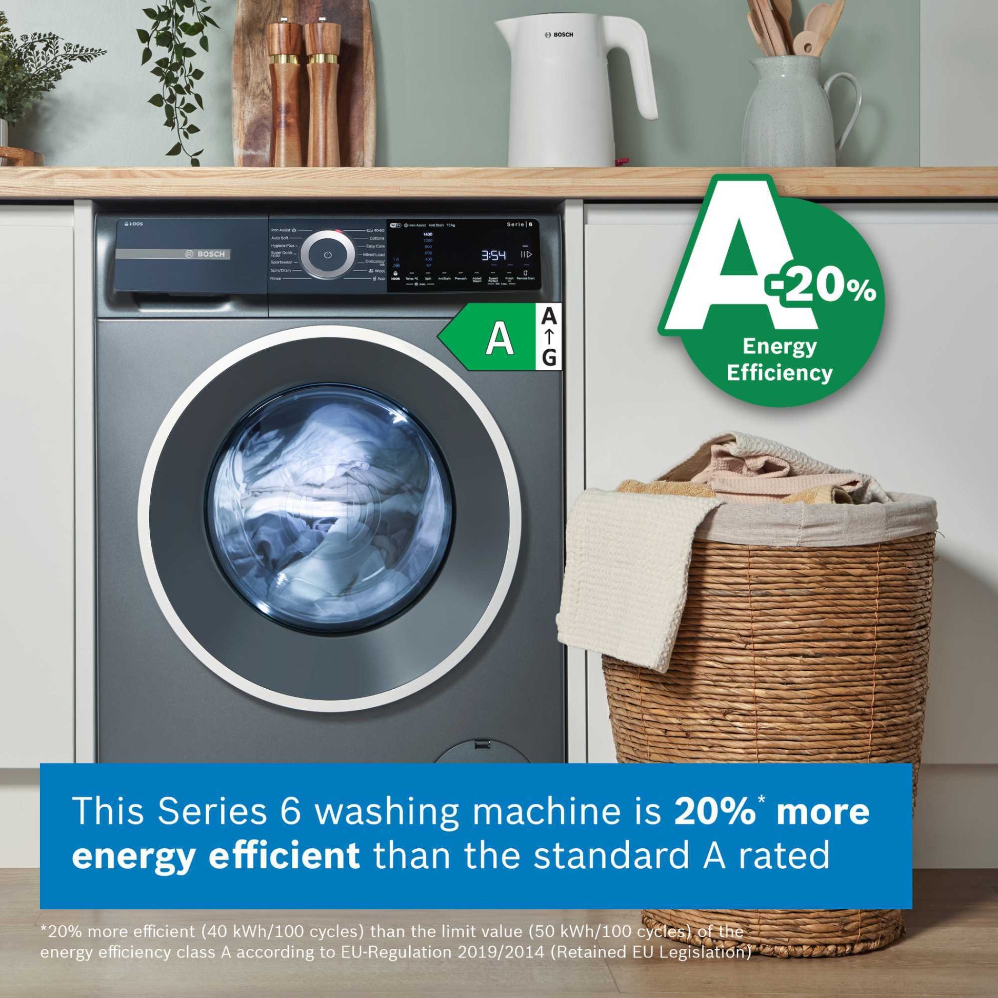 Bosch Series 6 10kg 1400rpm Washing Machine - WGH254ARGB