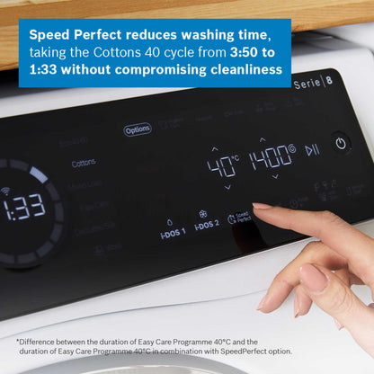 Bosch Series 8 10.5kg Wash 6kg Dry 1400rpm Washer Dryer - WNC25410GB