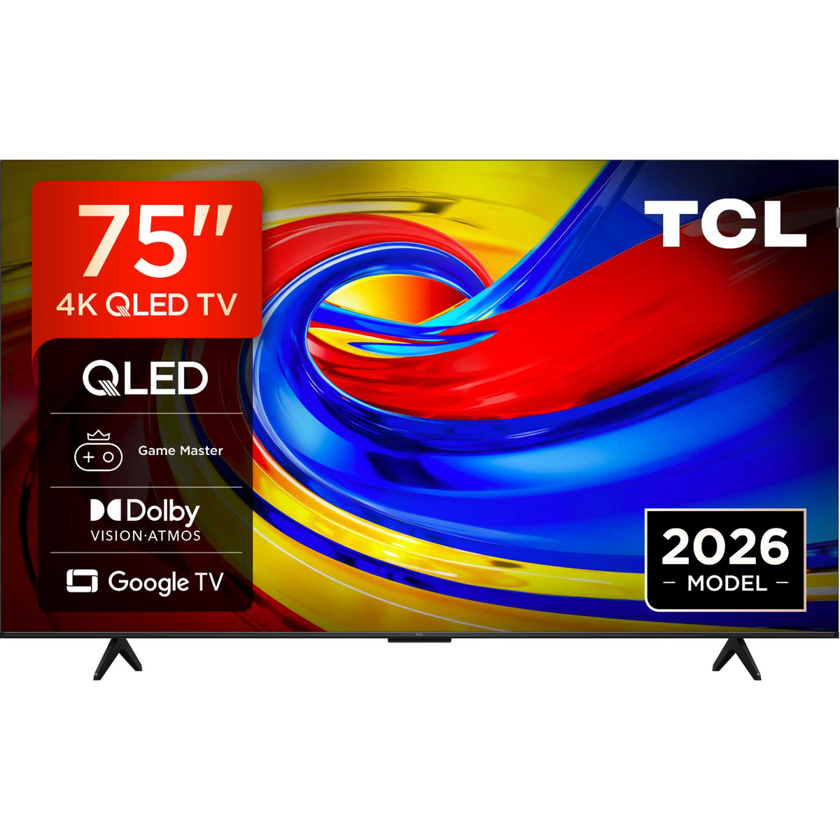 TCL P7L 75" 4K Smart QLED Google AI TV - 75P7L-UK
