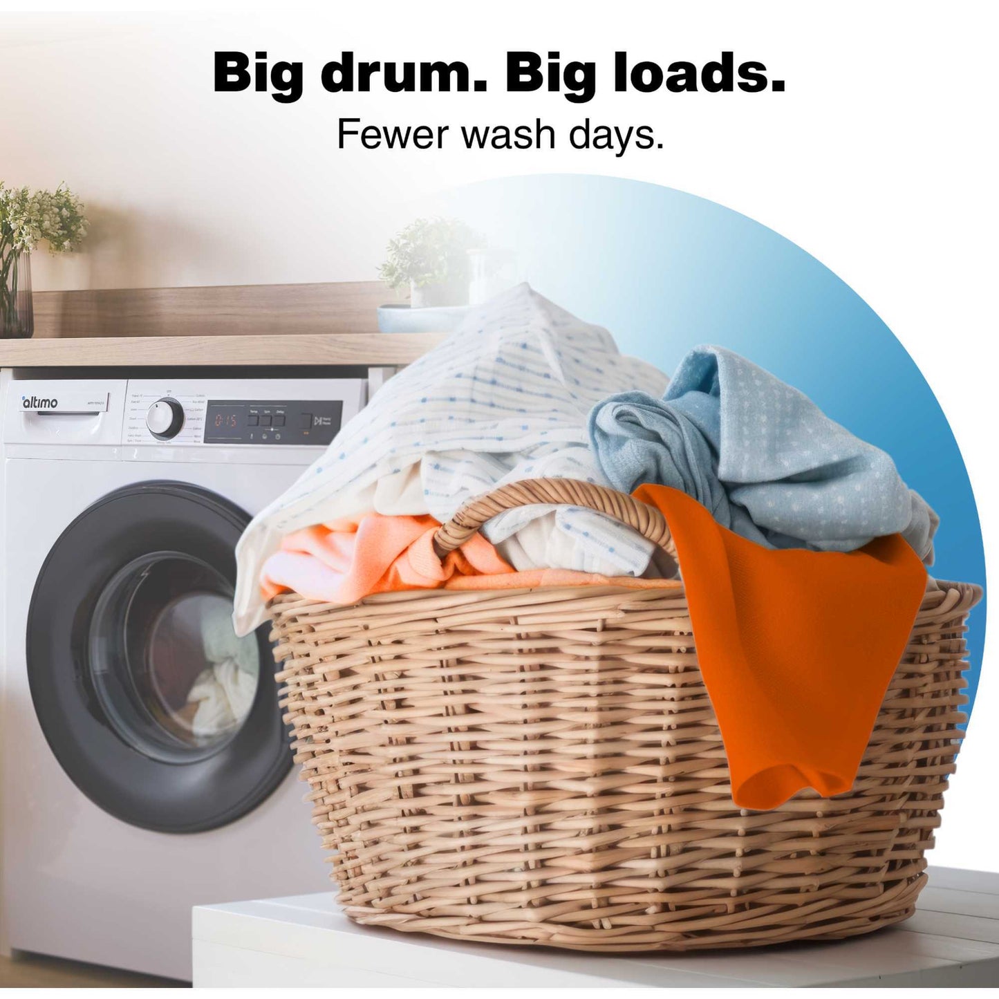 Altimo 10kg 1400rpm Washing Machine - AWM10142W