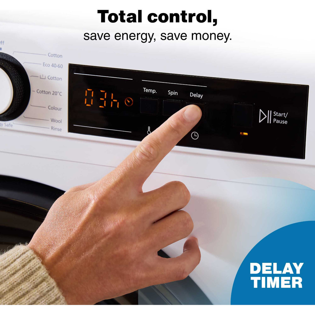 Altimo 10kg 1400rpm Washing Machine - AWM10142W