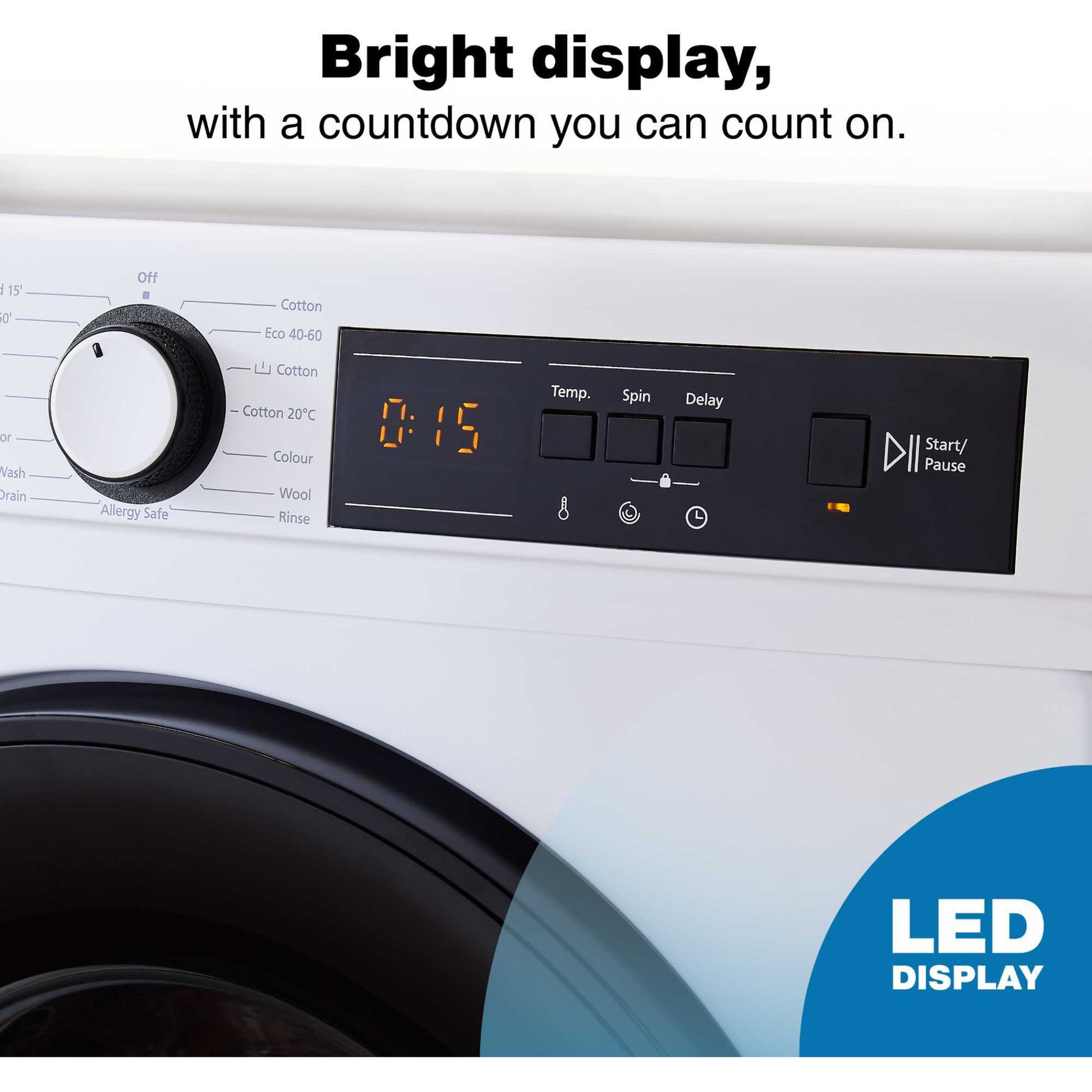 Altimo 10kg 1400rpm Washing Machine - AWM10142W