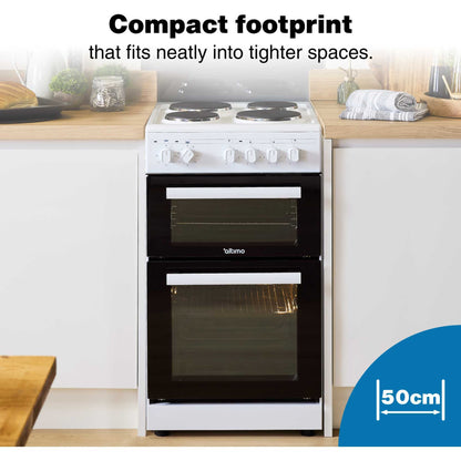 Altimo 50cm Electric Single Oven Cooker - CETS502W