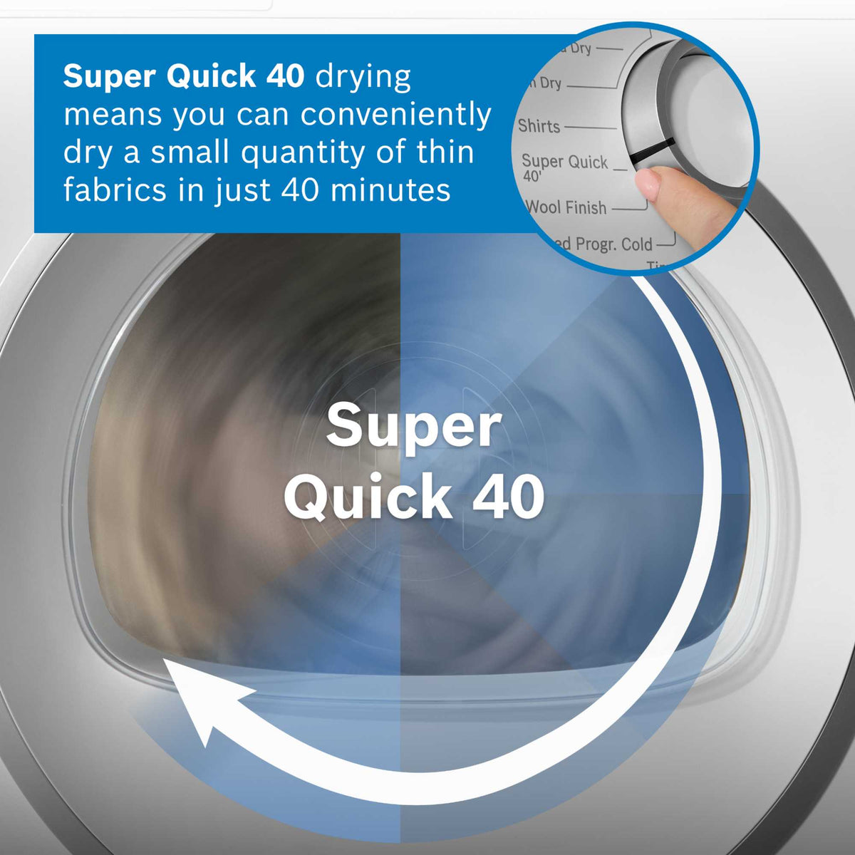 Bosch Series 4 8kg Heat Pump Tumble Dryer - WTH85226GB