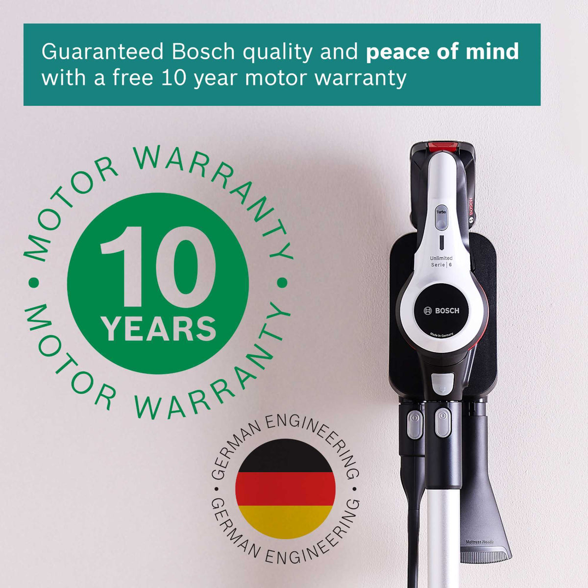 Bosch Unlimited 6 Cordless Vacuum Cleaner ProClean - BBS611GB