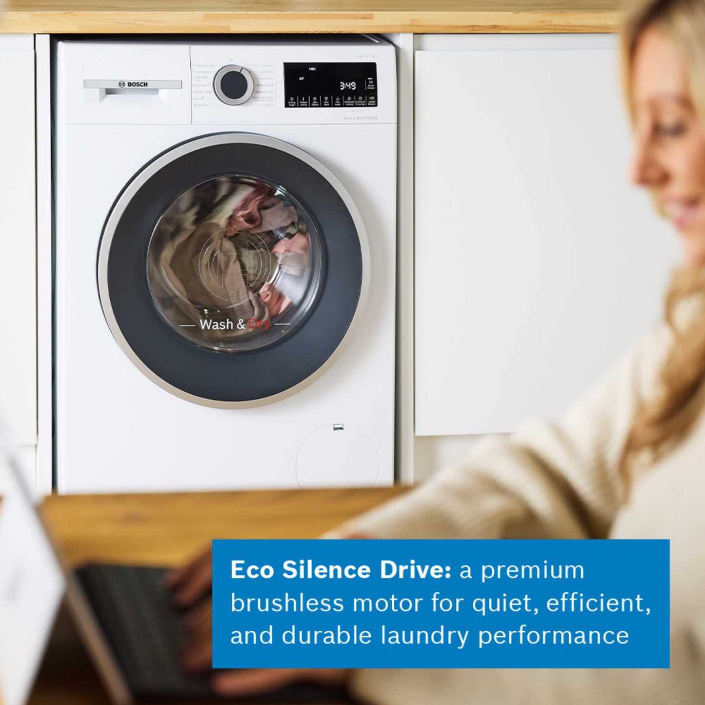 Bosch Series 6 10.5kg Wash 6kg Dry 1400rpm Washer Dryer - WNG25401GB