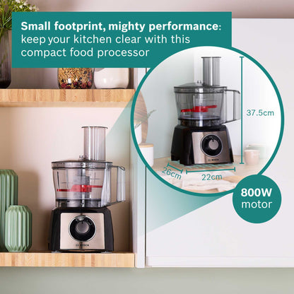 Bosch MCM3501MGB 800W 2.3L Food Processor
