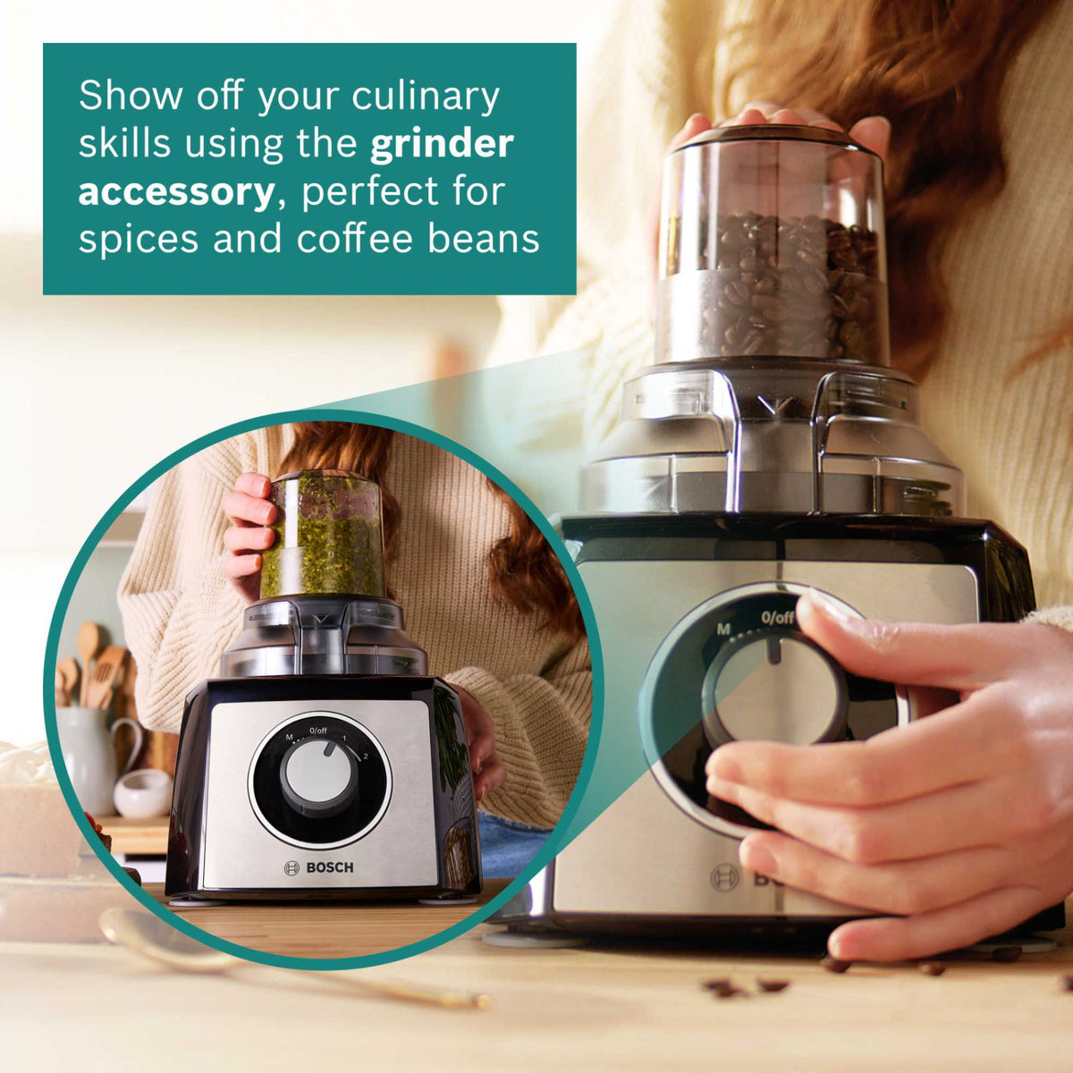 Bosch MCM3501MGB 800W 2.3L Food Processor