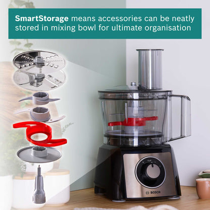 Bosch MCM3501MGB 800W 2.3L Food Processor