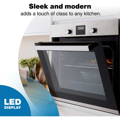 Altimo BISOF3SS Built-In 56L Electric Oven with Grill - Stainless Steel