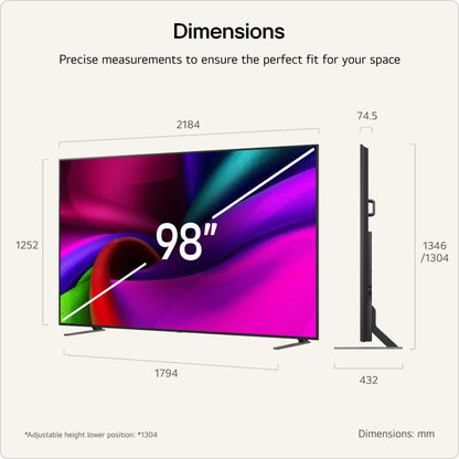 LG NU900 98" 4K Ultra HD LED HDR Smart TV - 98NU900B6LA