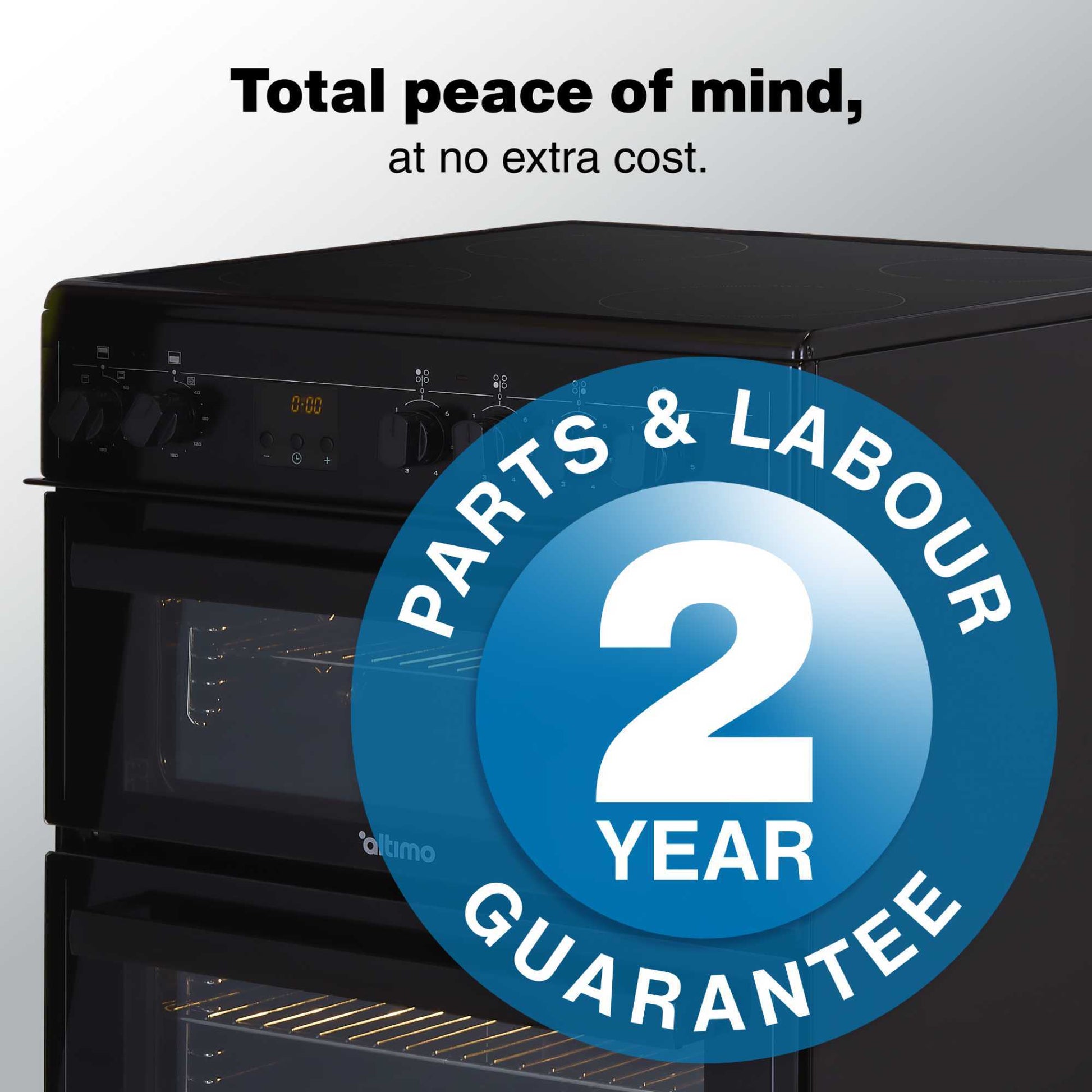 Altimo 60cm Electric Double Oven Cooker - CEDC602B