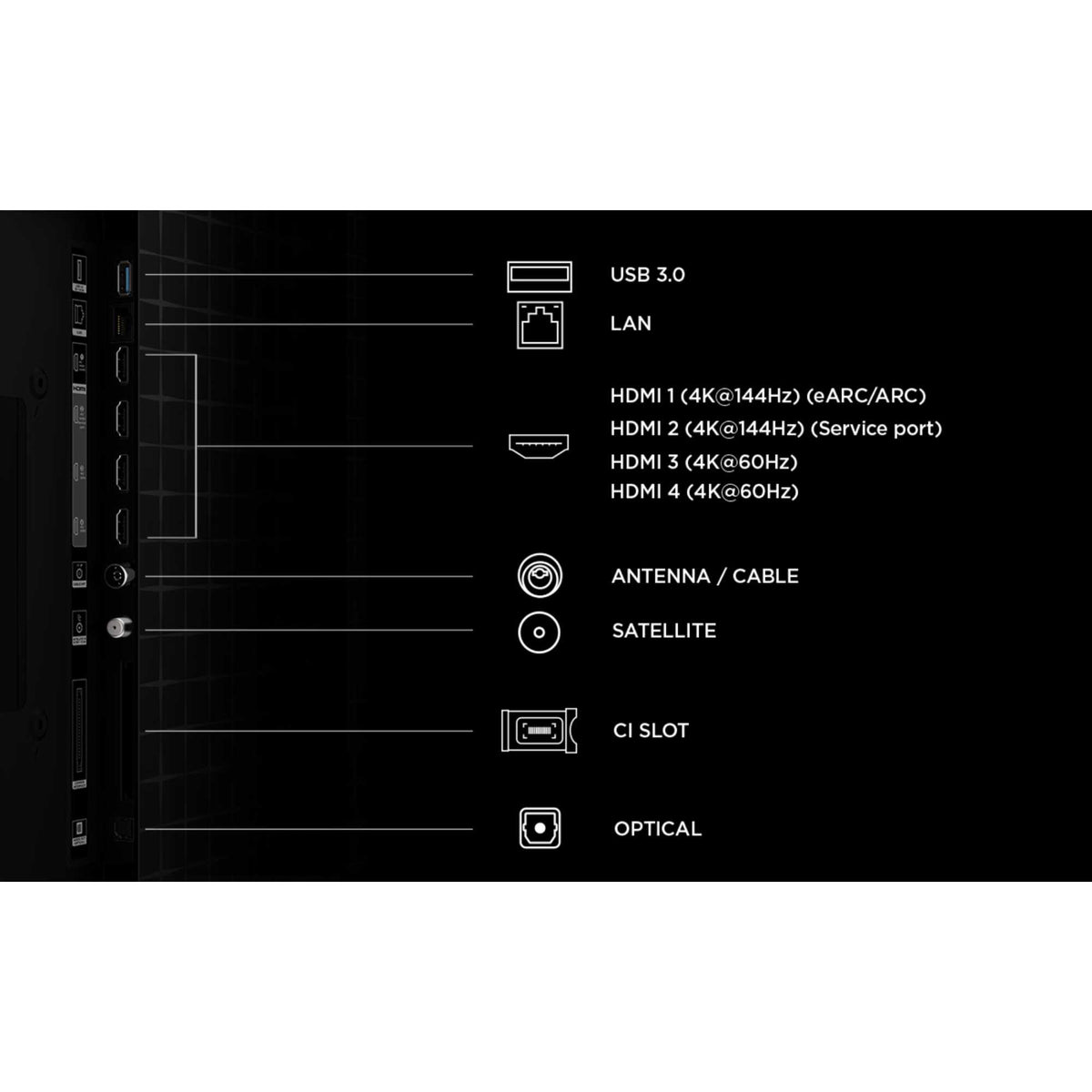 TCL A400U 65" 4K Ultra HD QD-Mini LED HDR Smart TV - 65A400U-UK