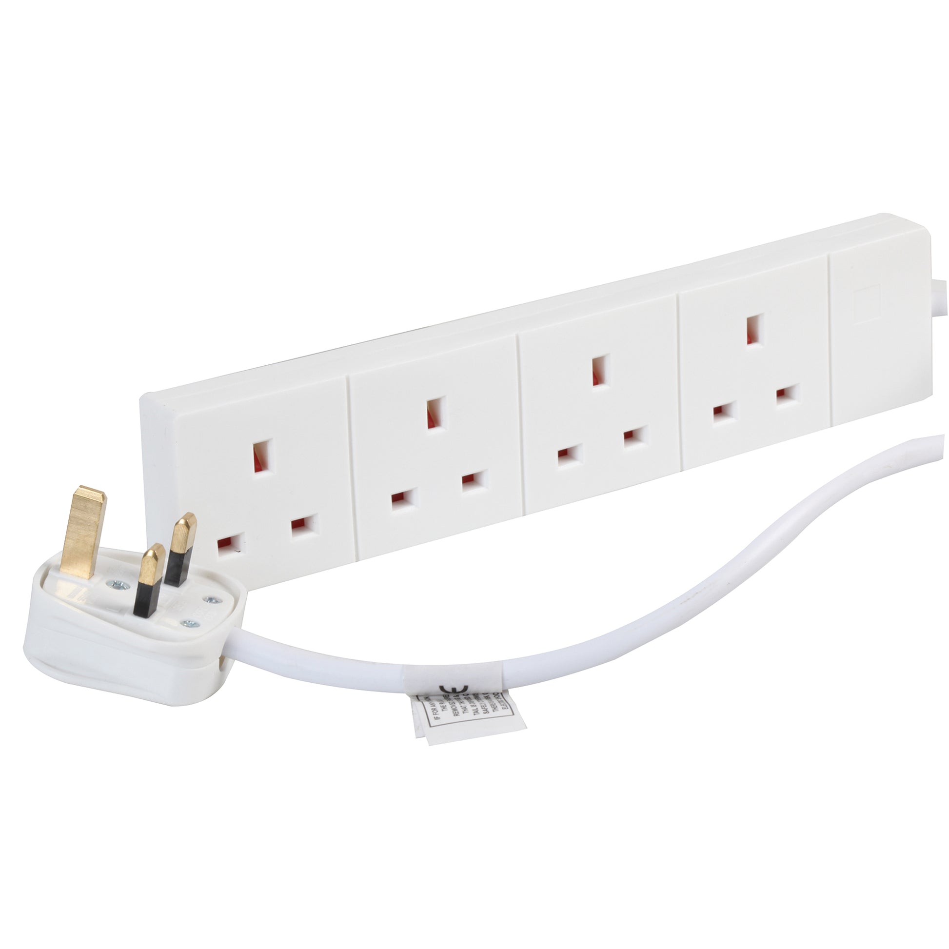 4 GANG 0.5M 13AMP EXTENSION LEAD