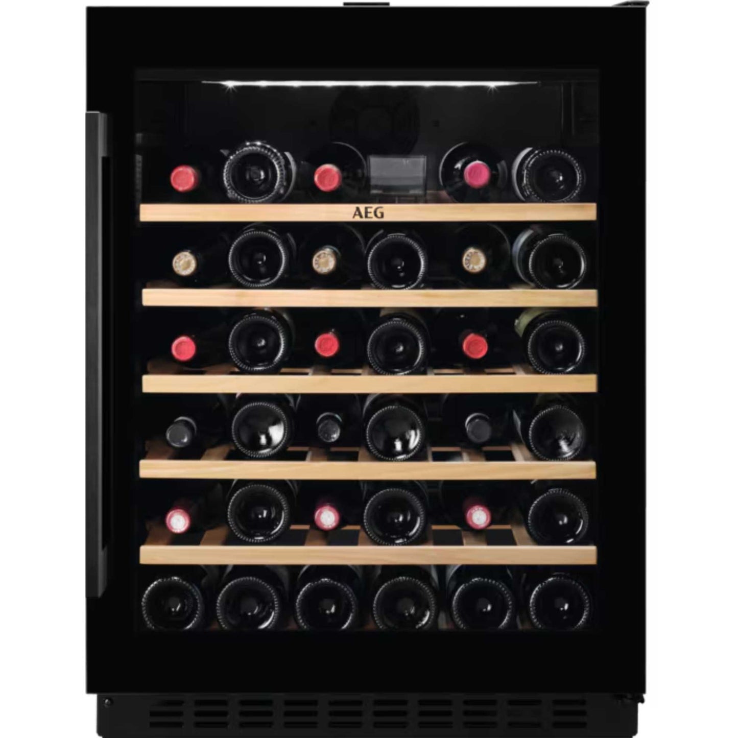 AEG 5000 Built-In Undercounter 52 Bottles Wine Cooler - Black - AWS4052B5B