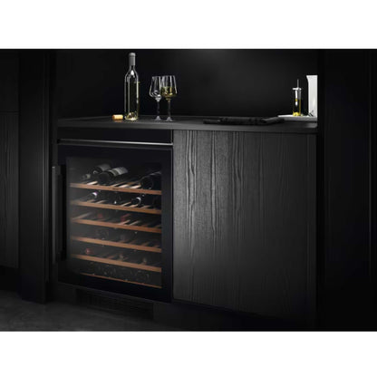 AEG 5000 Built-In Undercounter 52 Bottles Wine Cooler - Black - AWS4052B5B