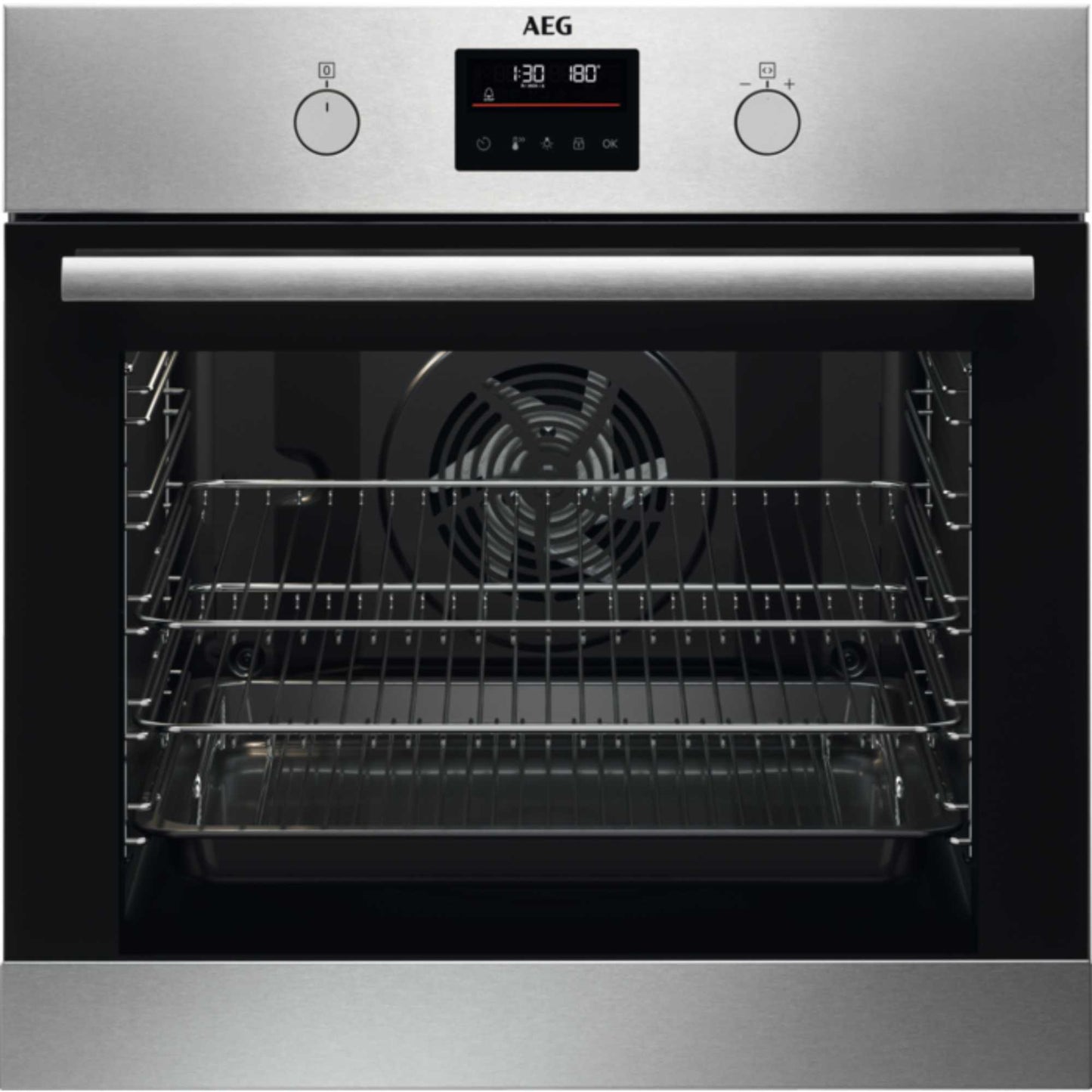AEG BPS355061M 71L Built-In Oven Multifunction & Steam Mode