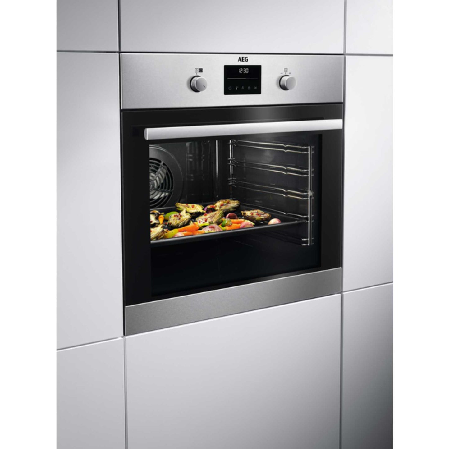 AEG BPS355061M 71L Built-In Oven Multifunction & Steam Mode