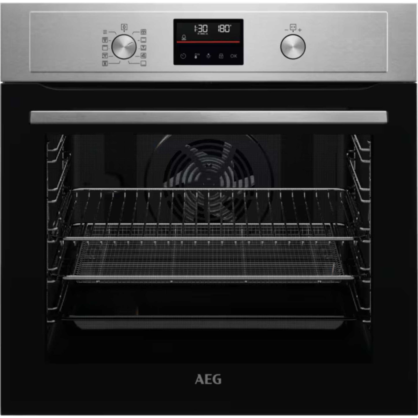 AEG BPX535A61M 3000 AirFry Pyrolytic Self Clean Oven - Stainless Steel