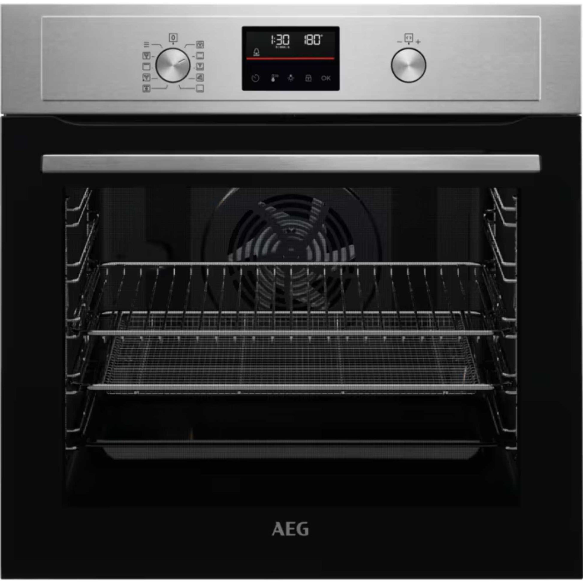 AEG BPX535A61M 3000 AirFry Pyrolytic Self Clean Oven - Stainless Steel