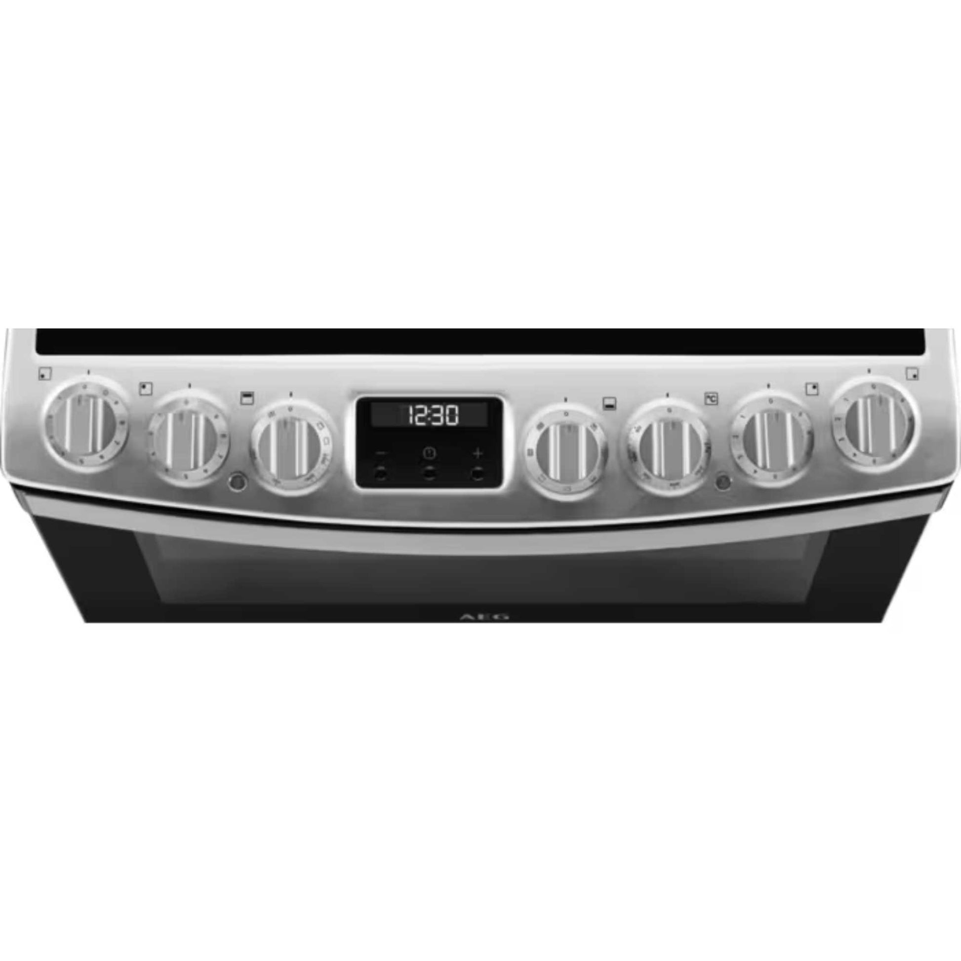 AEG 6000 SteamBake 60cm Electric Double Oven Cooker - CCB6741ACM