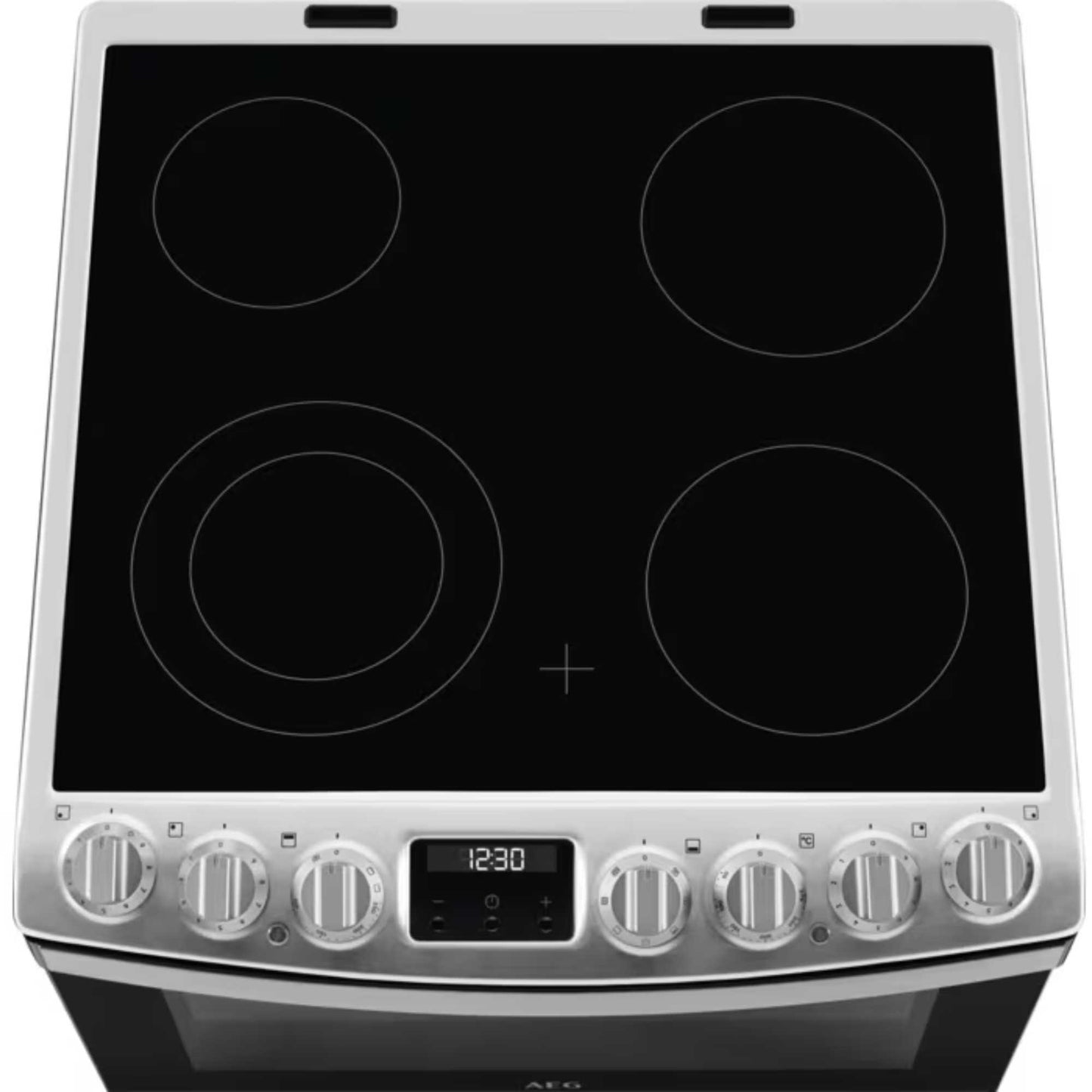 AEG 6000 SteamBake 60cm Electric Double Oven Cooker - CCB6741ACM