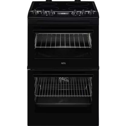 AEG SurroundCook 55cm Electric Double Oven Cooker - CCX1530ACB