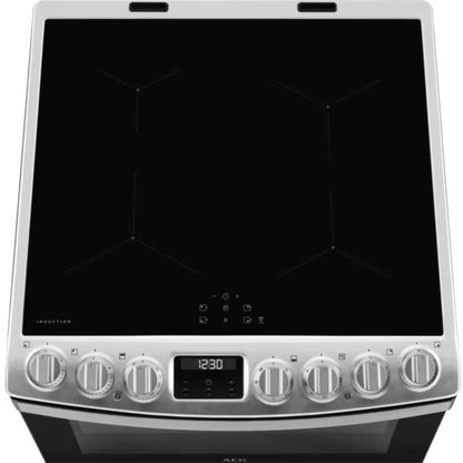 AEG 6000 SteamBake 60cm Electric Double Oven Cooker - CIB6743ACM