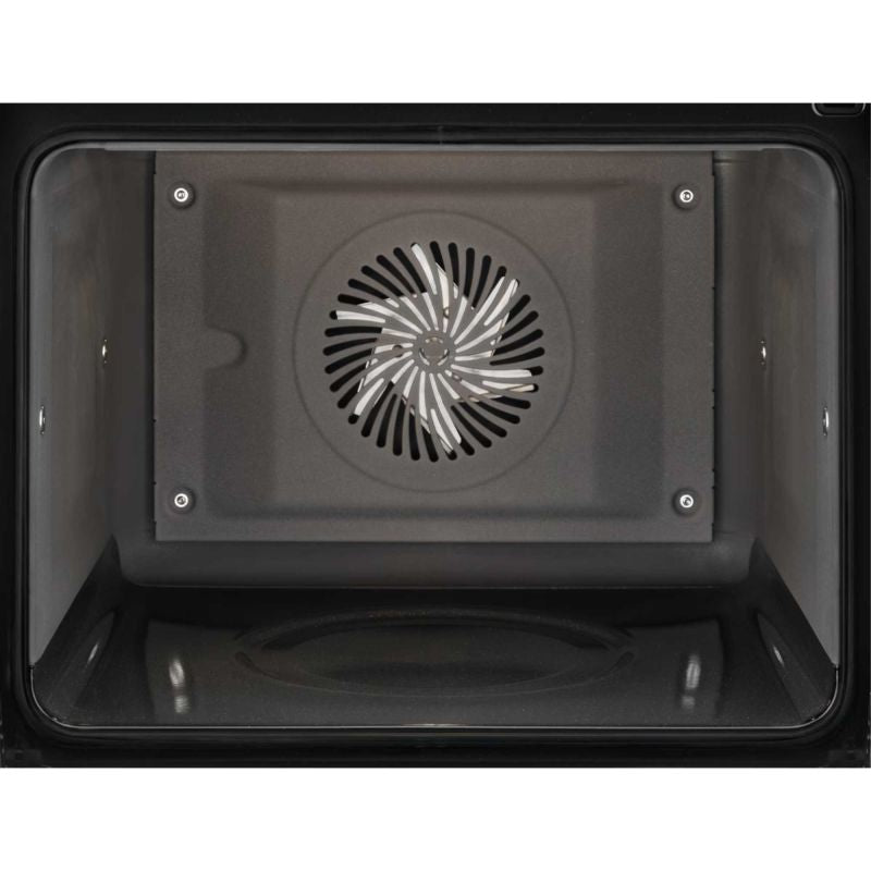 AEG 6000 SteamBake 60cm Electric Double Oven Cooker - CIB6743MCB