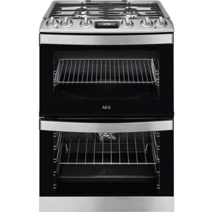 AEG 5000 SurroundCook 60cm Dual Fuel Double Oven Cooker - CKB6541ACM