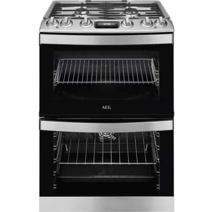 AEG 5000 SurroundCook 60cm Dual Fuel Double Oven Cooker - CKB6541ACM