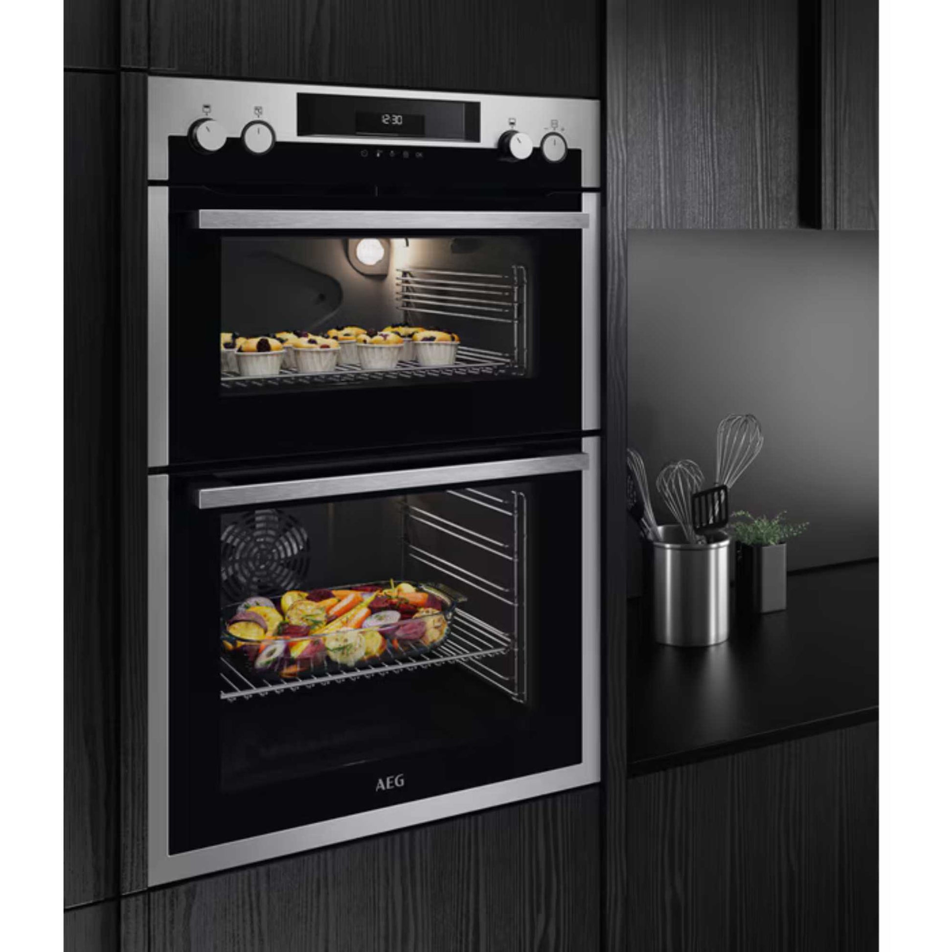 AEG DCS531160M 6000 SurroundCook Catalytic Built-In Double Oven