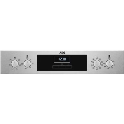AEG DEX33111EM Double Oven Clean Enamel - Black