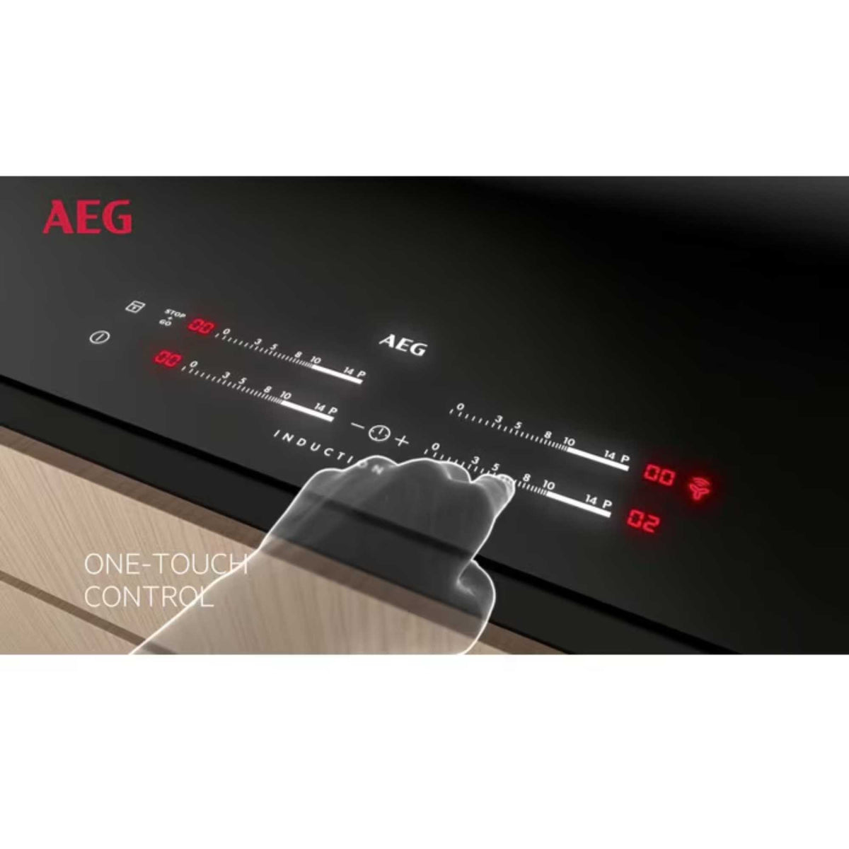AEG DGE5661HB 6000 54cm Built-In Smart Hood - Black