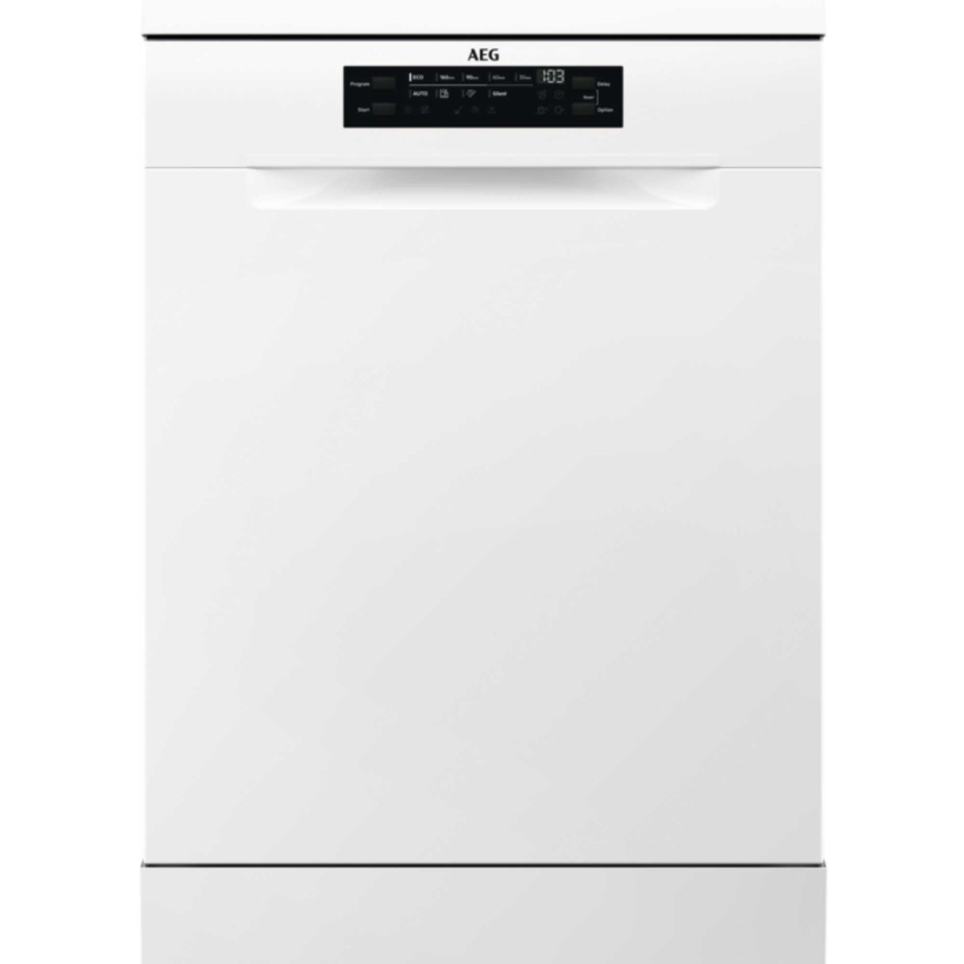 AEG Freestanding Full-Sized Dishwasher - FFB73727PW