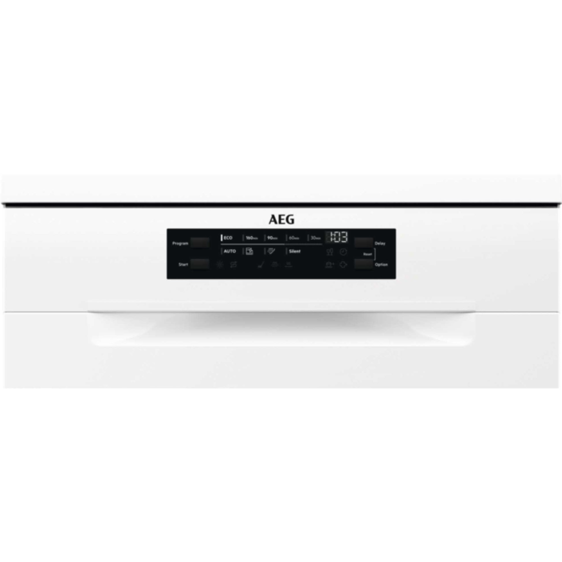 AEG Freestanding Full-Sized Dishwasher - FFB73727PW