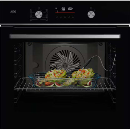 AEG GA5CB501AB 5000 SurroundCook Built-in Oven with SteamBake - Black