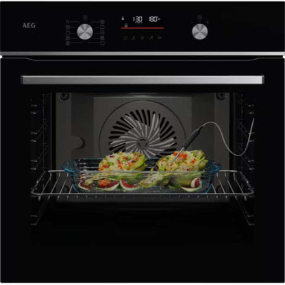 AEG GA5CB501AB 5000 SurroundCook Built-in Oven with SteamBake - Black