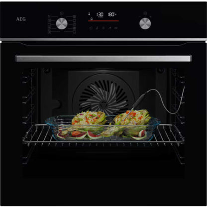 AEG GA5PB501AB 5000 SurroundCook Built-in Oven with SteamBake & Pyrolytic