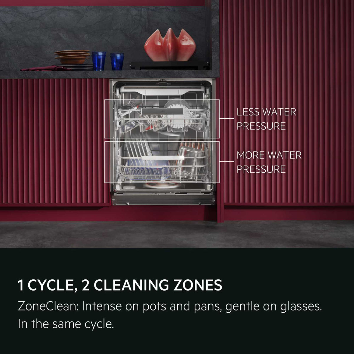 AEG 8000 SatelliteClean Pro Fully Integrated Full-Sized Dishwasher - GI8200A2TU