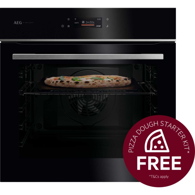 AEG GX7PB63FSB PizzaExpert Built-in Electric Single Oven - Black