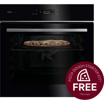 AEG GX7PB63FSB PizzaExpert Built-in Electric Single Oven - Black