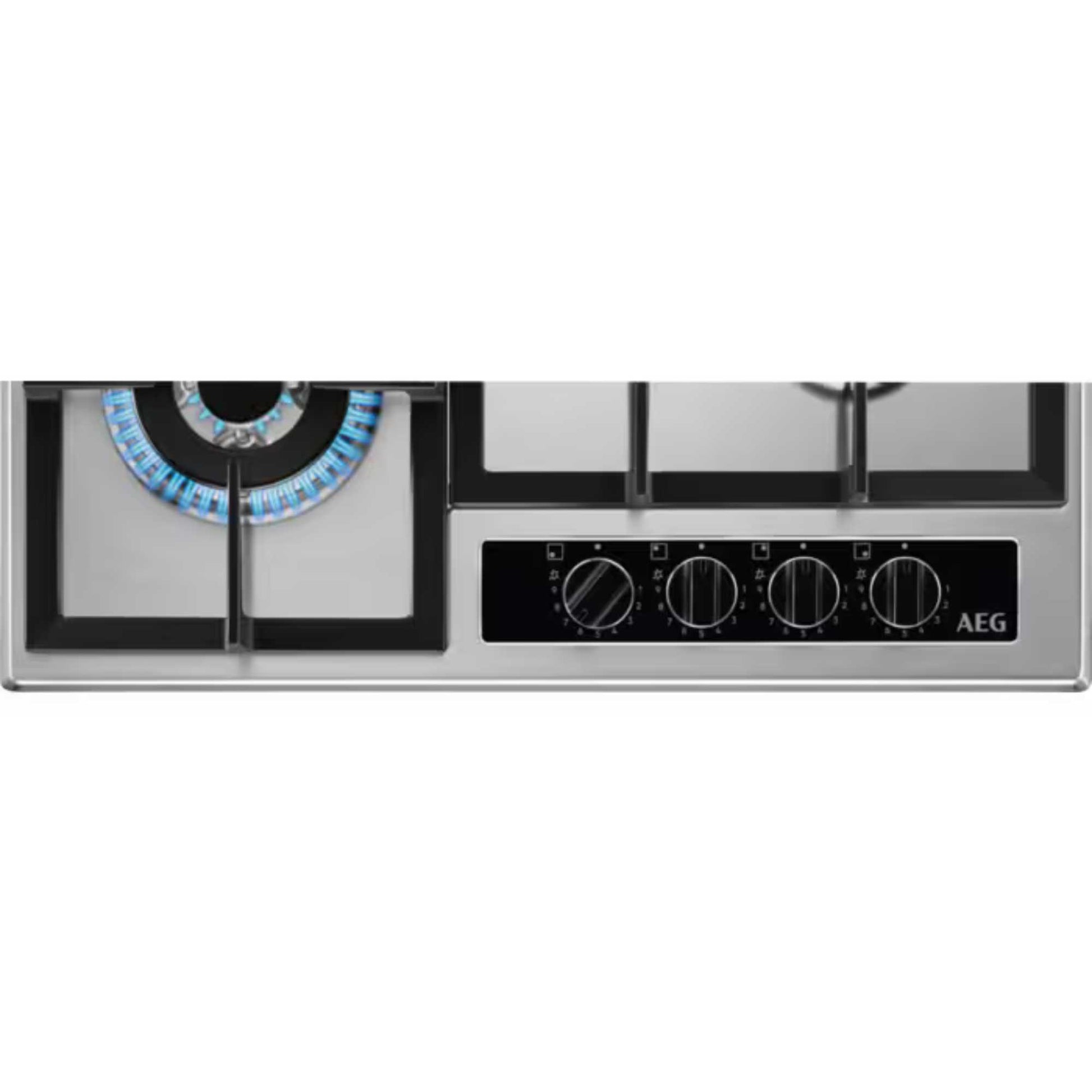 AEG HGB64420YM 60cm Stainless Steel Gas Hob