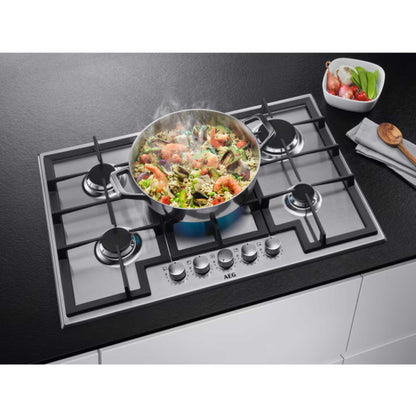 AEG HGB75500SM 75cm Slimline Gas Hob