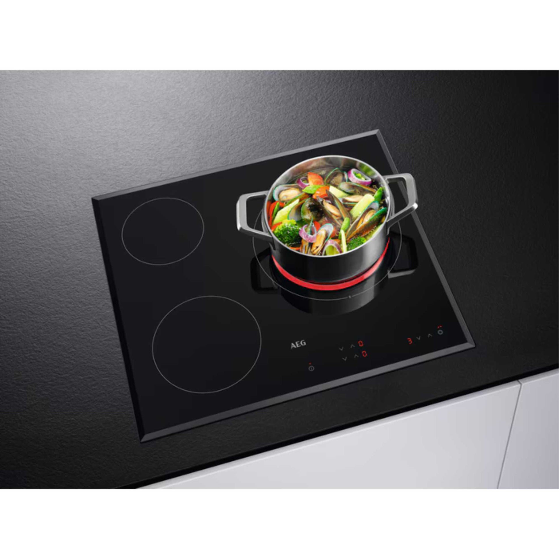 AEG HK624010FB 60cm Built-In 4 Zone Ceramic Hob