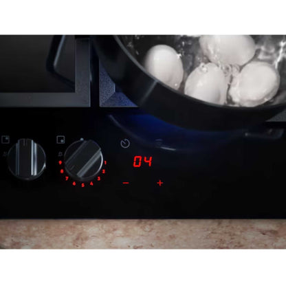 AEG 8000 Flamelight HKB64341NL Gas on Glass Hob 60cm - Black