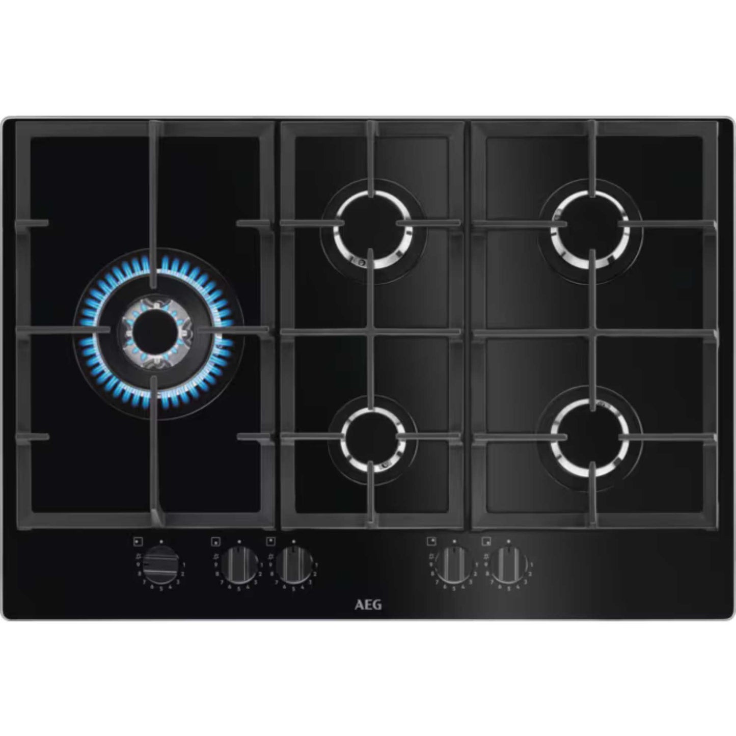 AEG HKB75820NB 6000 75cm 5 Burner Gas Hob - Black