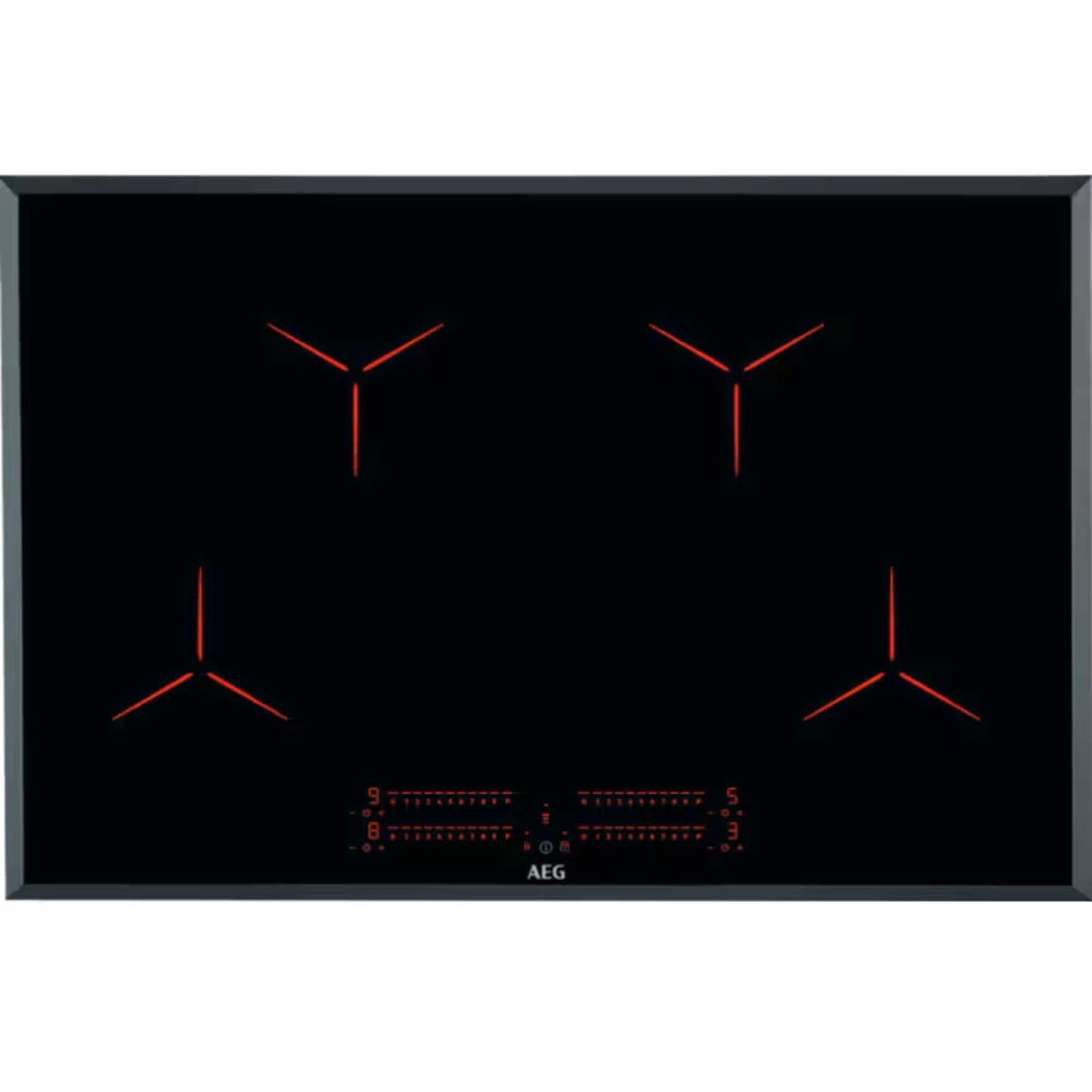 AEG IPE84531FB 80cm 4-Zone Induction Hob With Hob2Hood Technology
